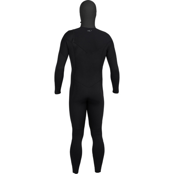 2026 O'Neill Mens Epic 6/4mm Chest Zip Hooded Wetsuit 5649 - Black / Black / Black